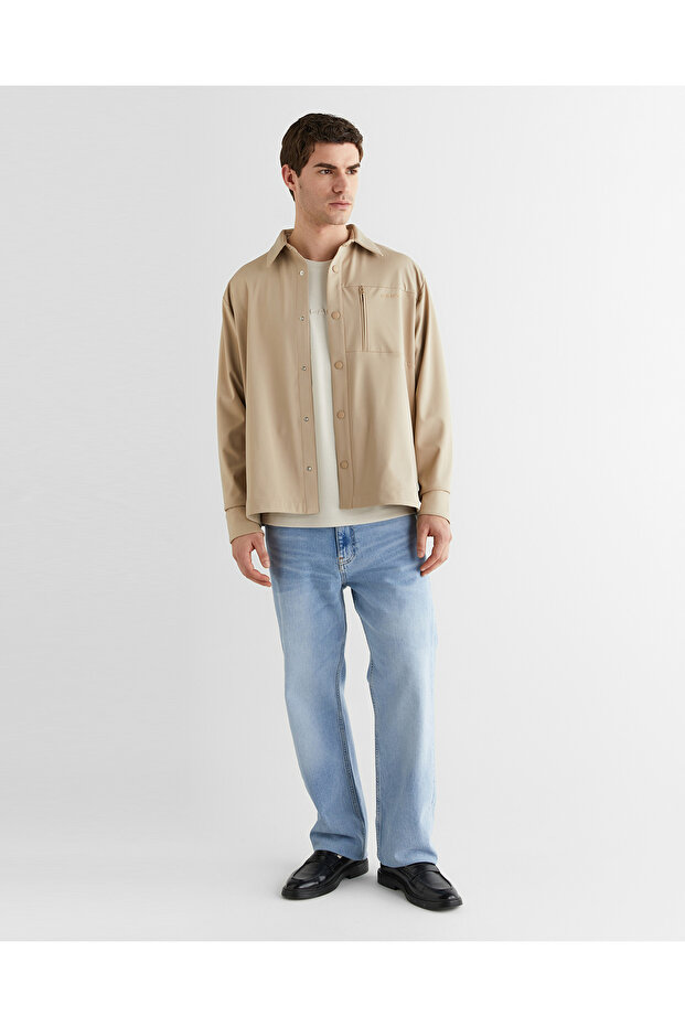Erkek Bej Gömlek - 3