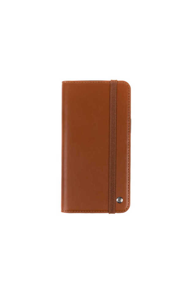 iPhone 13 Mini Compatible Nrtk Multi Wallet Case-Tan