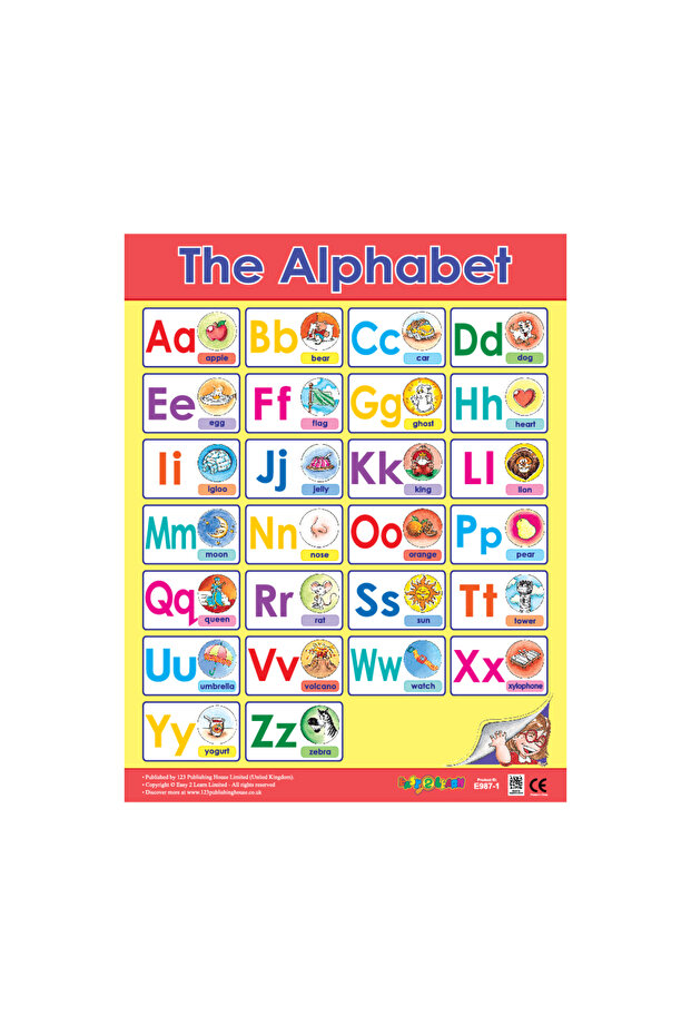 The Alphabet - Wall Chart in English