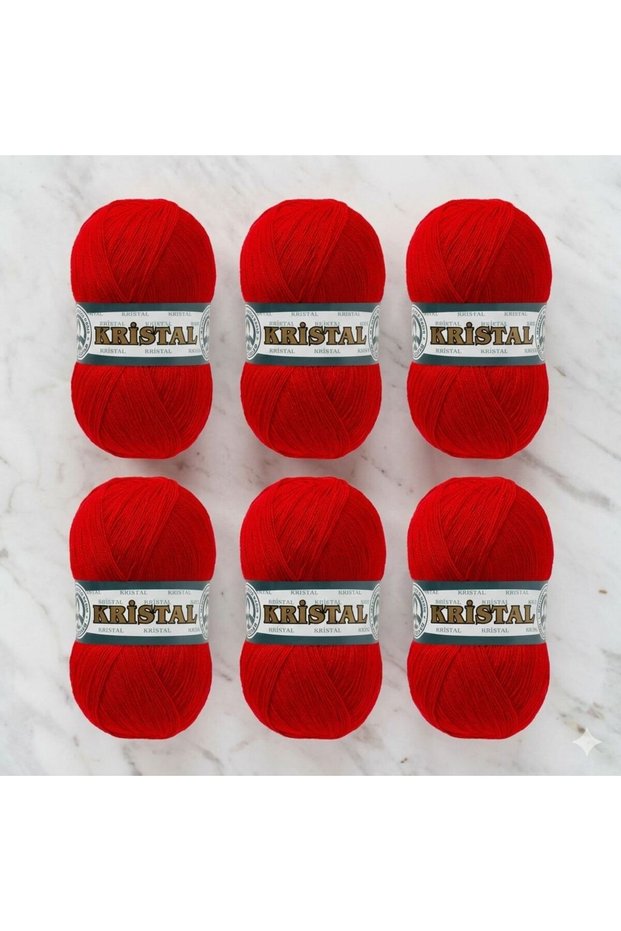 Ören Kristal Hand Knitting Yarn 6-Pack 033 Fine Fiber Yarn