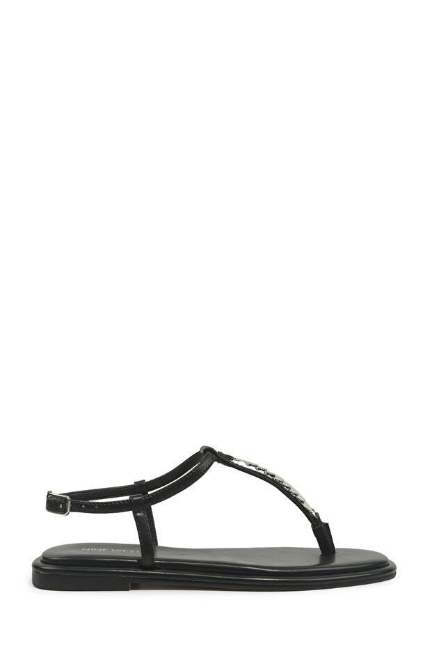 Oria 6Fx Black Women's Flat Sandals