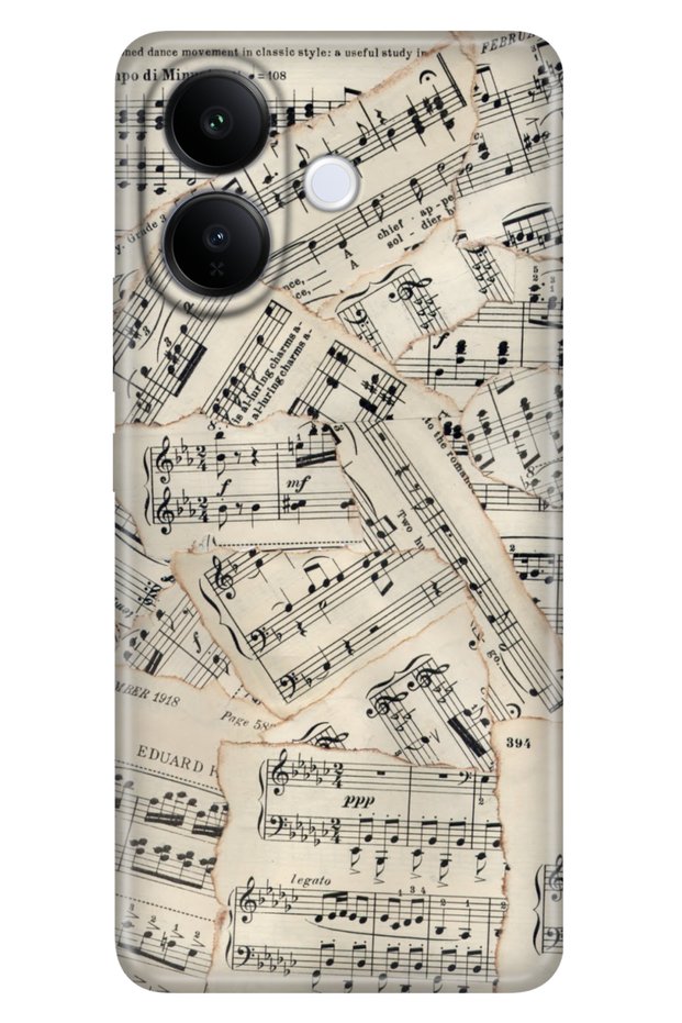 Vivo V60 Lite 5g Compatible Case Decorative Silicone Printed Cover Best Note