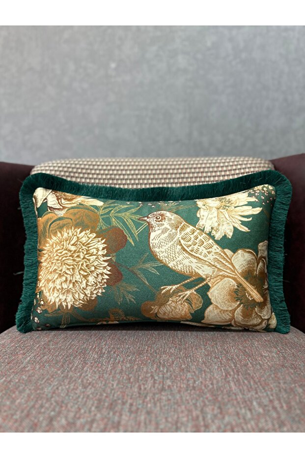 Imported İ Silk a Velvet Obin-93199 Pü Tasseled Irlent Kilifi (Çi Reversible Esen)