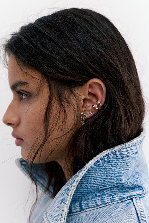 Kelepçe küpe paketi - 4