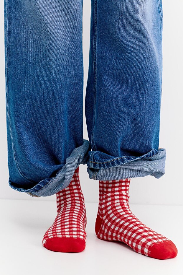 Pötikareli çorap - 5