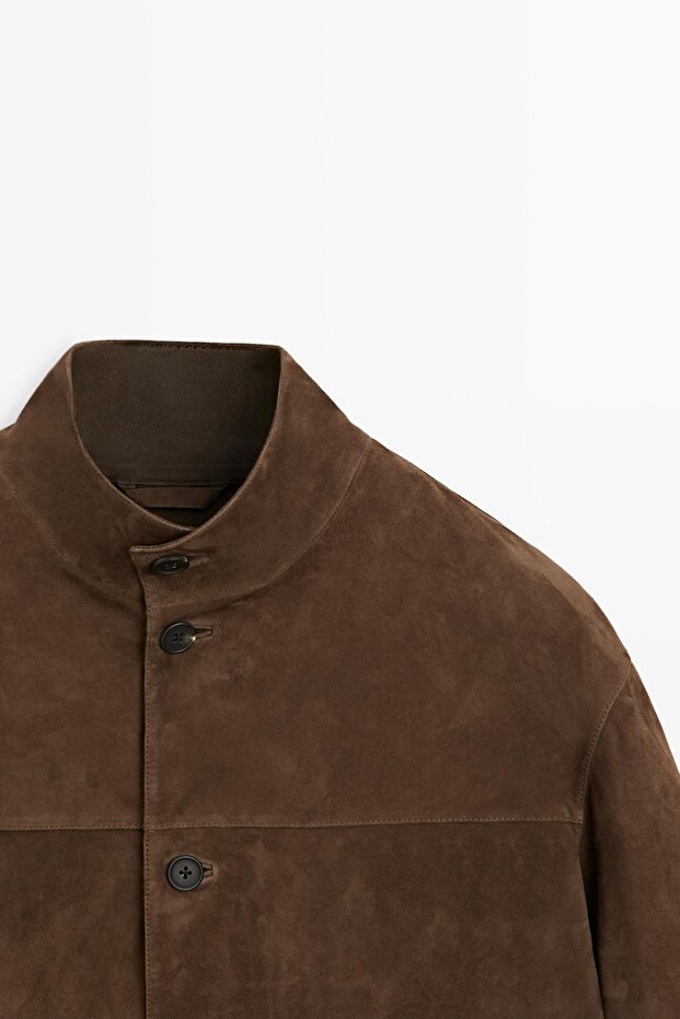 Süet deri ceket - 6