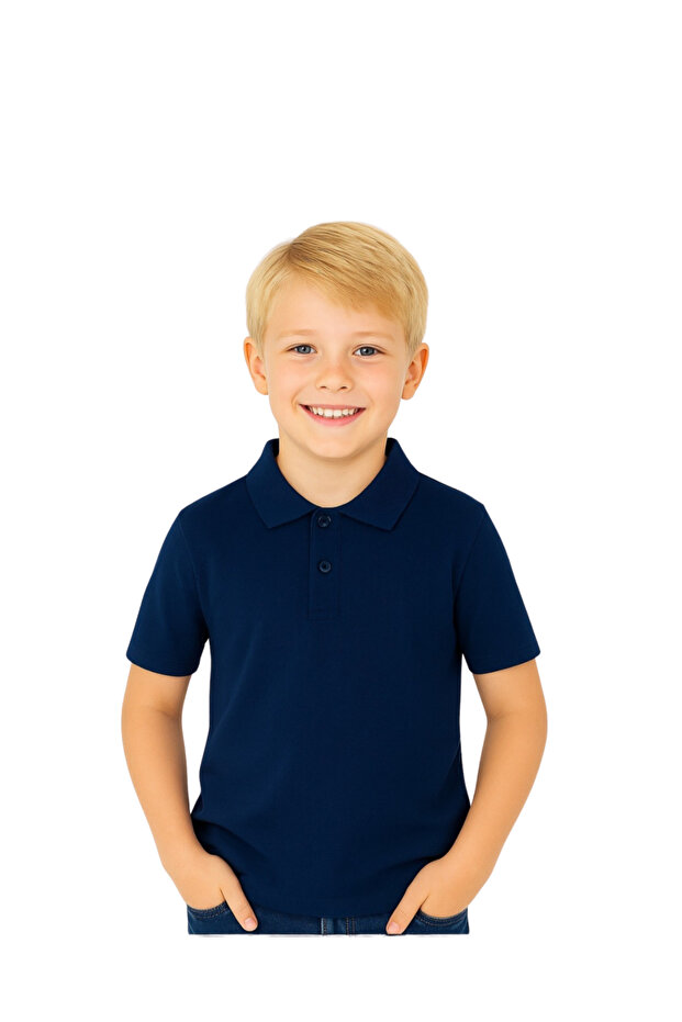 Lily Co Short Sleeve Polo Collar Unisex T-Shirt