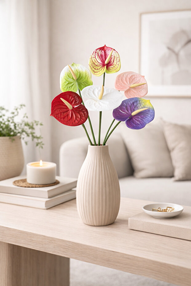 Yapay çiçek anthorium - 2