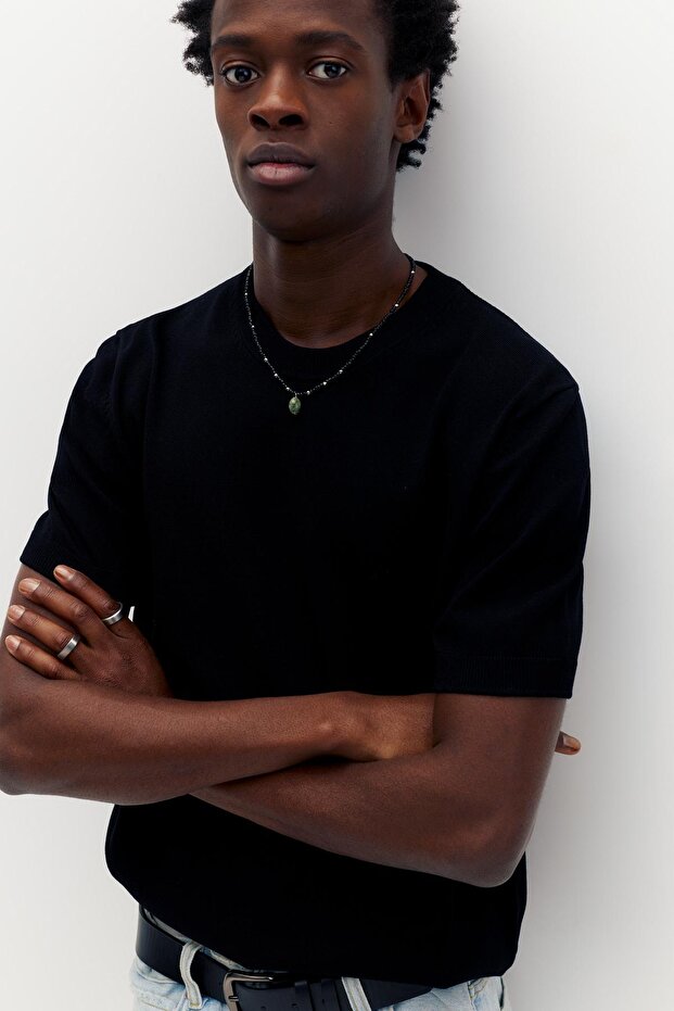 Kısa kollu süveter - 5