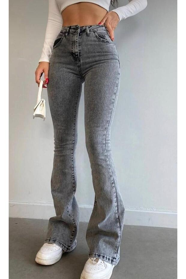 New Season Fume Women's High Waist Shape-Weaving Spanish Jeans