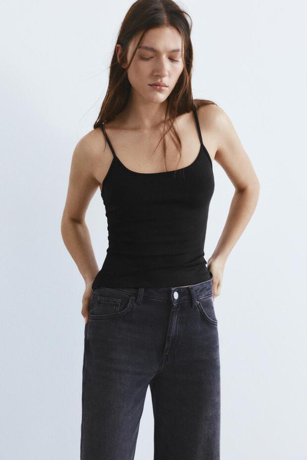 İnce askılı tişört - 2