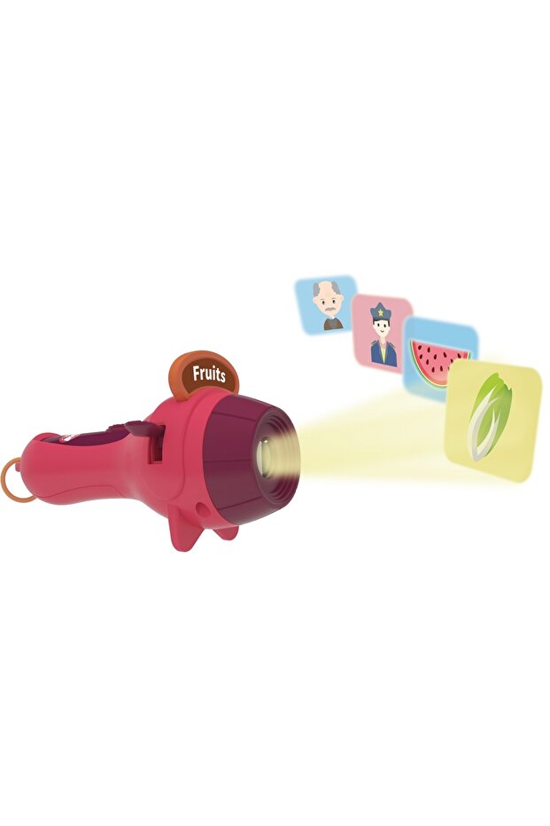 Flashlight projector educational toy setRed - 1