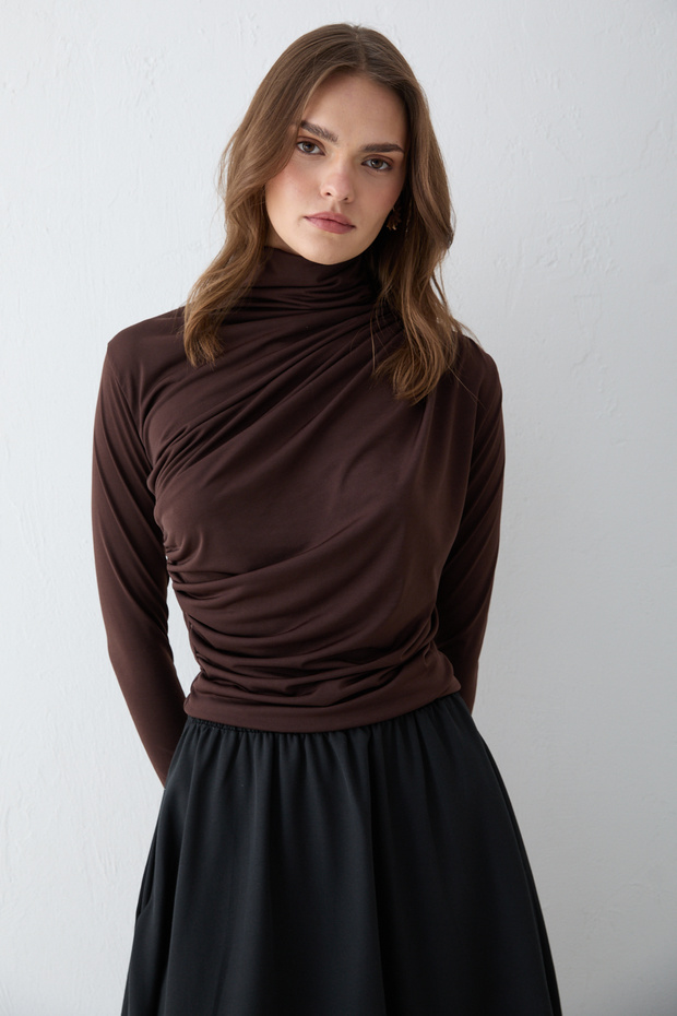 Sandy Drapeli Bluz 68-6233 - 3