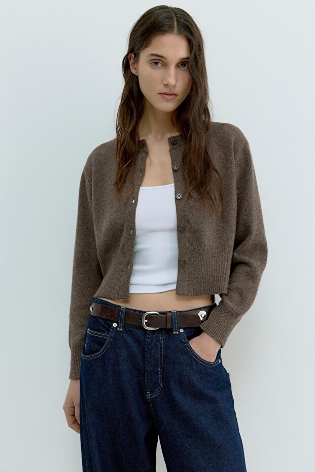 Kısa düğmeli hırka - 2