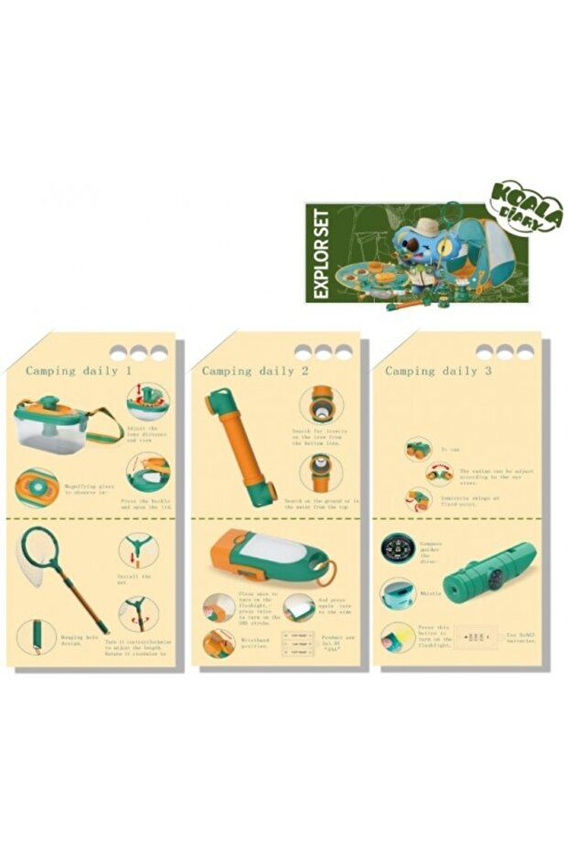 Set camping micutul explorator, multicolor - 4