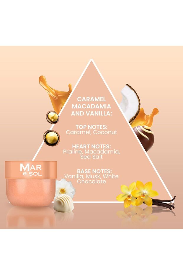 مجموعة هدايا الكراميل والمكاديميا والفانيليا - 5