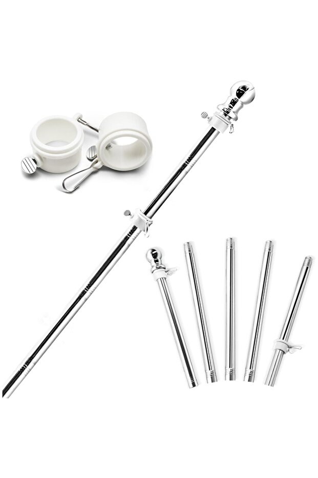 Flag Stand, 180 cm, Silver - 1