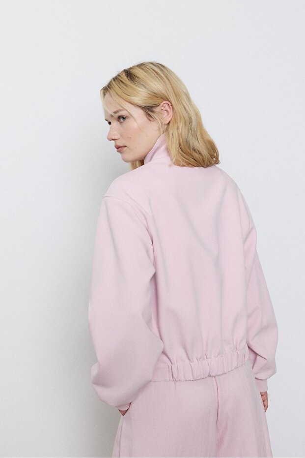 Dik yaka şişme ceket - 5