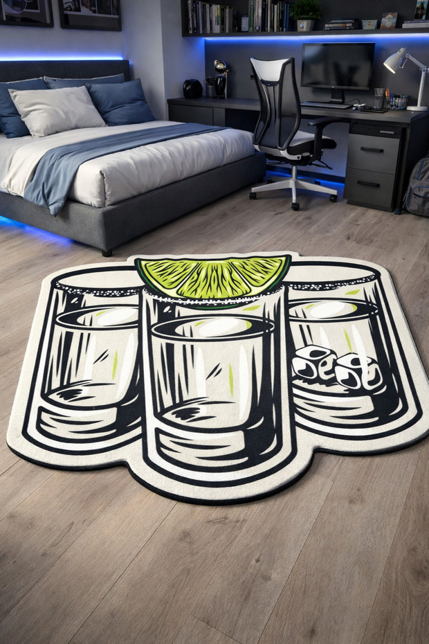 Non-Slip Sole Playstation Xbox Themed Machine for Washable Gamers in the Youth Room Rug Size 140X200