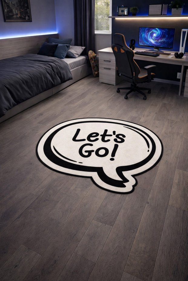 Non-Slip Sole Playstation Xbox Themed Machine Washable Gamer Youth Room Rug 180X180