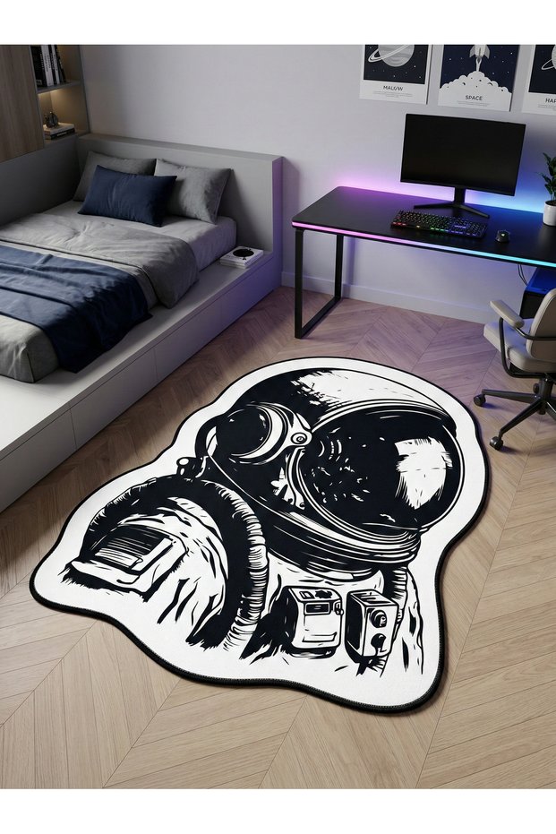 Non-Slip Sole Playstation Xbox Themed Machine with Washable Gamer Youth Rooms Rug Size 160X230