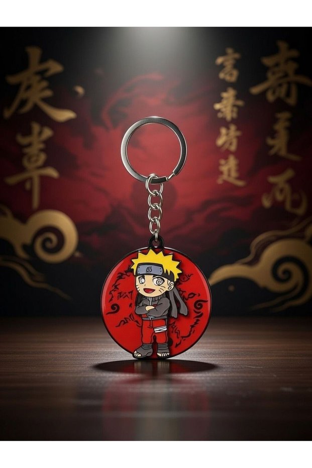 🍥 Naruto Uzumaki Premium Metal Figure Keychain - Hero of Konoha Special Series 🦊 🧡