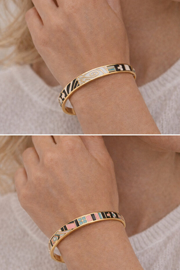 Çelik Desenli Kelepçe - 2