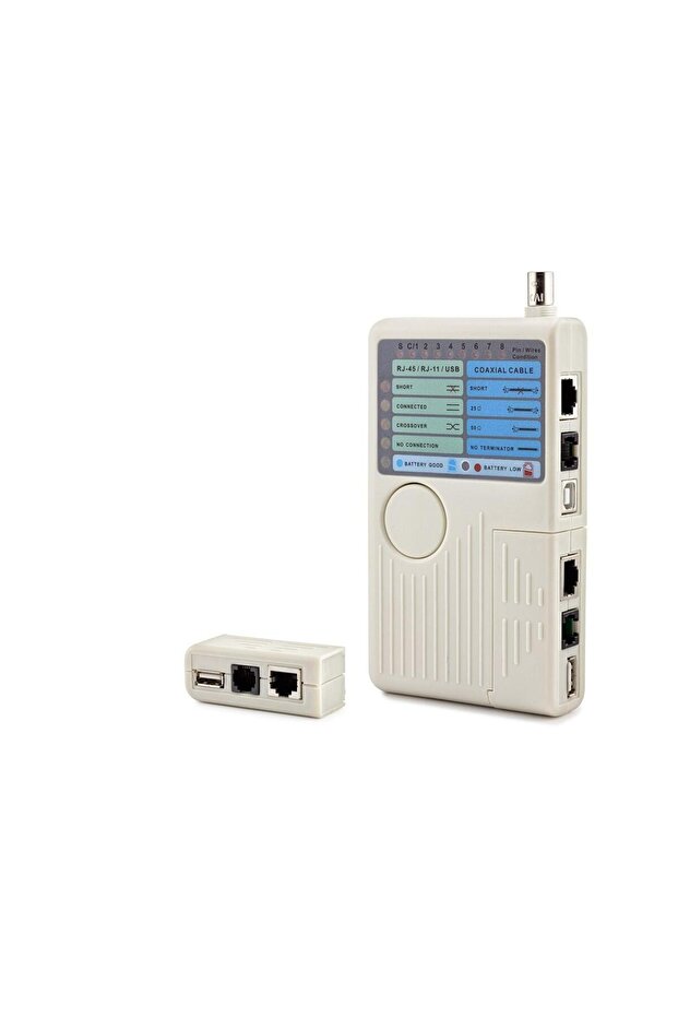 جهاز اختبار الكابلات Rj11 + Rj45 + Bnc + Usb HDX6505