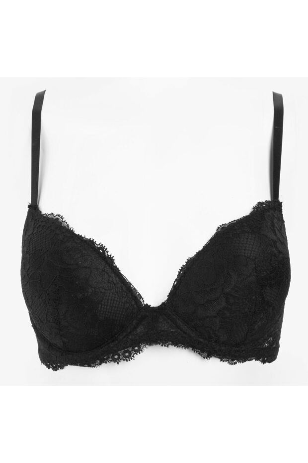 Μαύρο Δαντέλα και push-up 90B