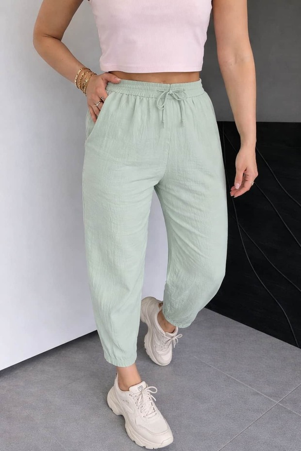 بنطلون موسلين كاروت TR0935 - 1