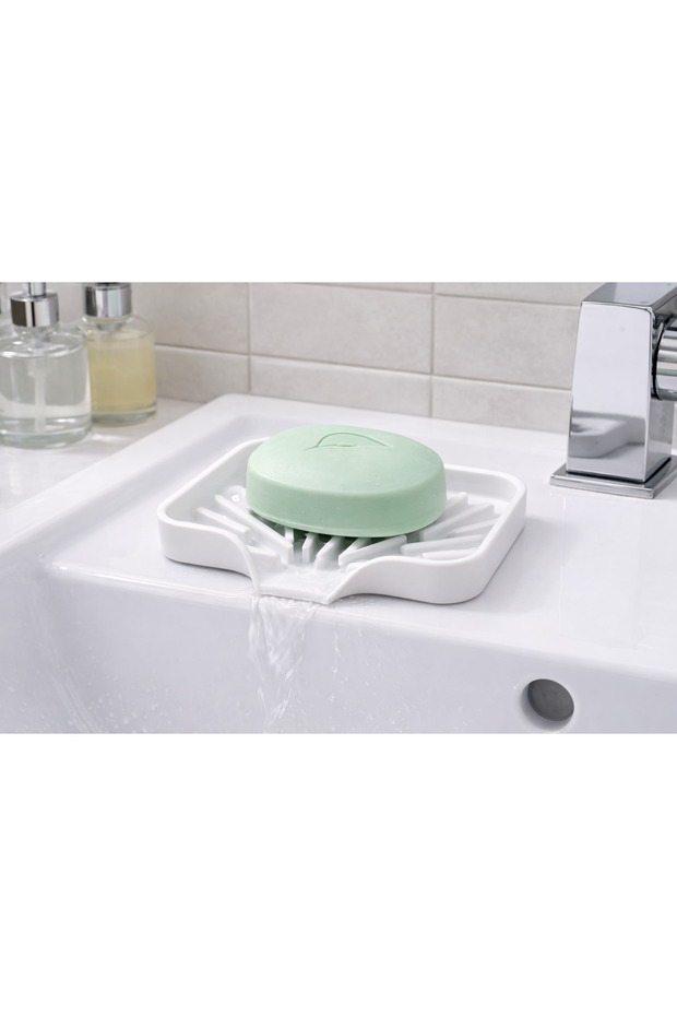 Self-Draining Soap Dispenser – Hygienic Soap Dispenser for Sink & Bathroom, Pack of Non-Slip Sole