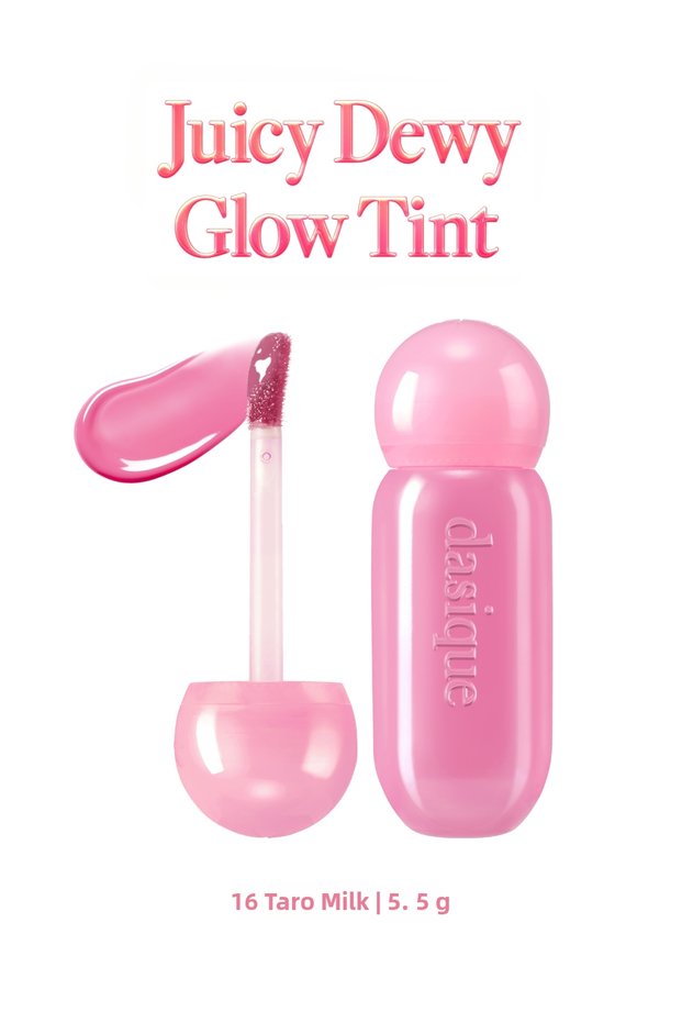 Shiny Finish & Lightly Colored Moisturizing Effect Tint Juicy Dewy Glow Tint (16 Taro Milk)