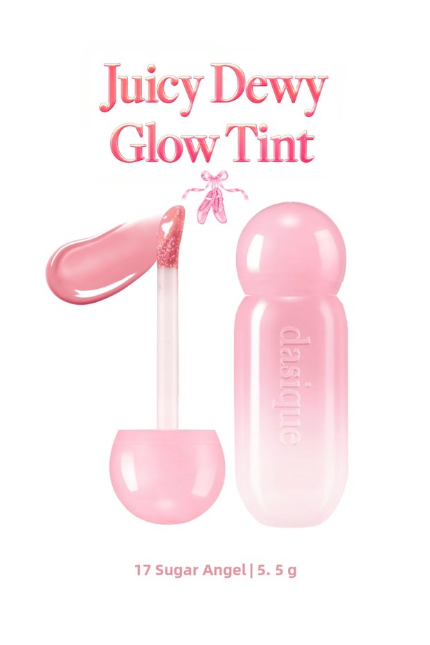 Bright Finish & Lightly Colored Moisturizing Effect Tint Juicy Dewy Glow Tint (17 Sugar Angel)