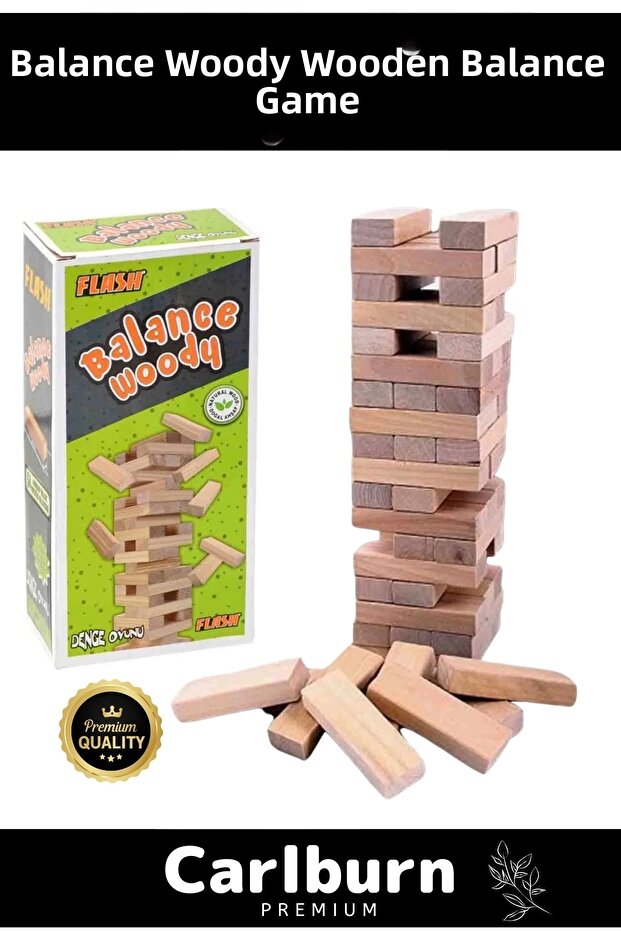 Premium Educational Intelligence Developer Tutorial Entertainment Family Party Balance Woody Wooden Balance Game