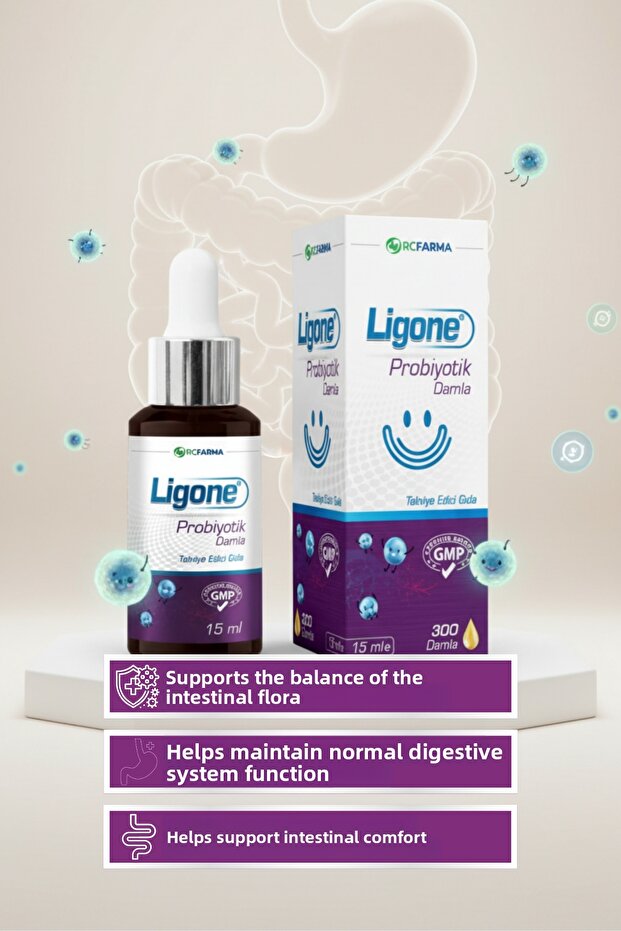 قطرات البروبيوتيك 15 مل على شكل سائل بدون نكهة - 2