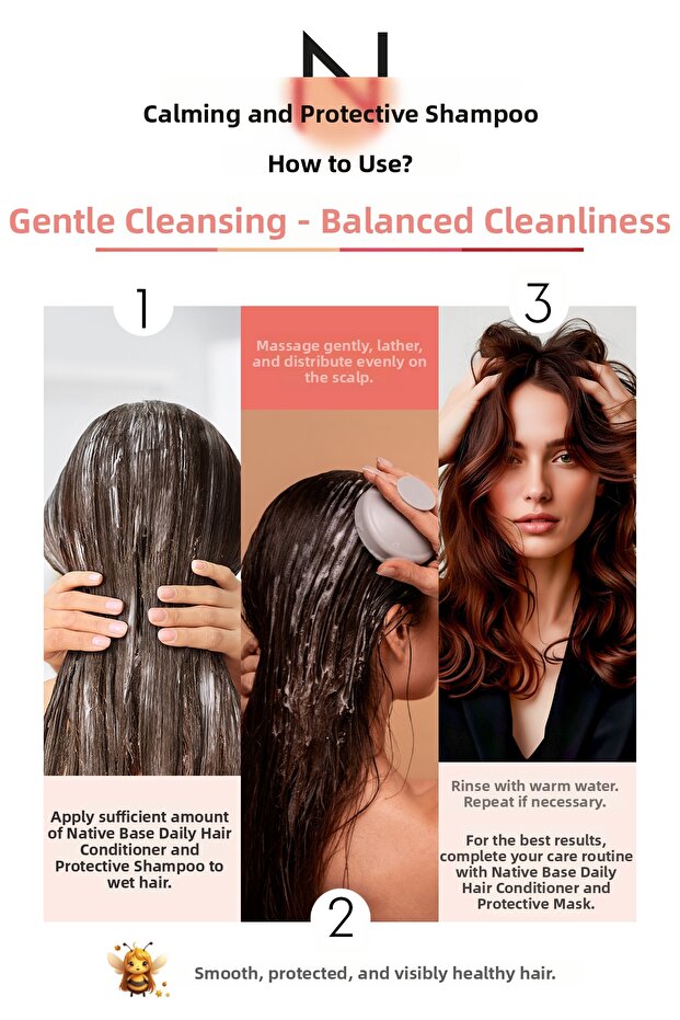 Calming and Protective Shampoo 1000 ml - 4