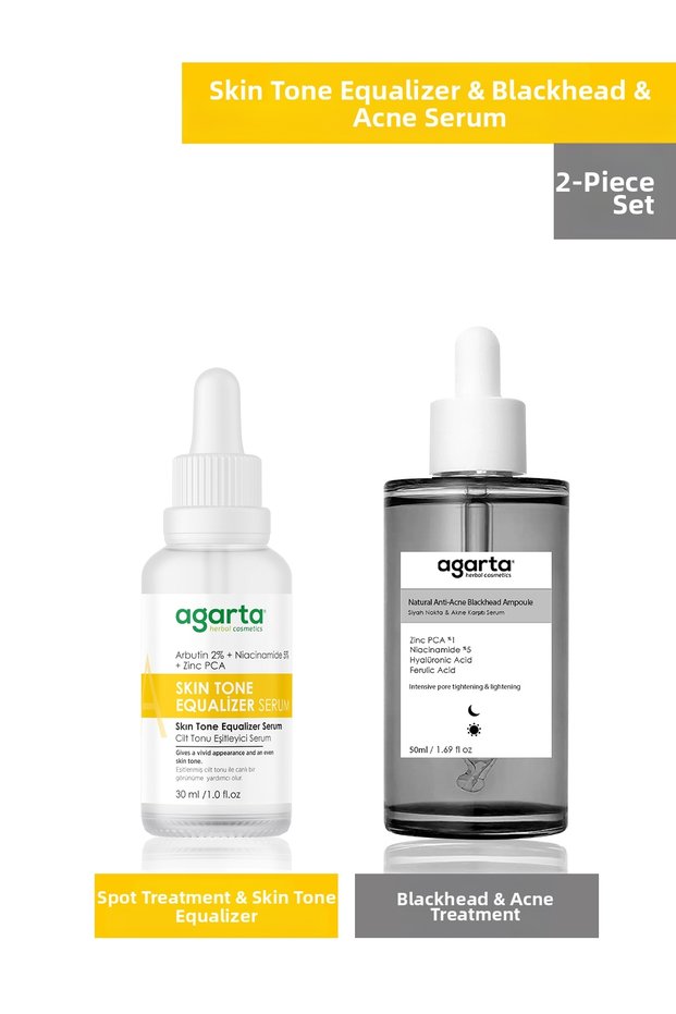Set of 2 Anti-Blemish Serum 30 ml & Anti-Blackhead Serum 50 ml
