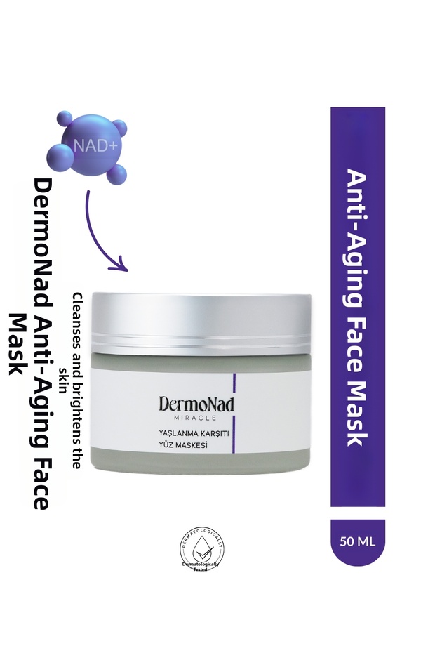 Facial Mask Purifying, Moisturizing 50 ml (Nad+, Matrixyl 3000, Hyaluronic Acid)