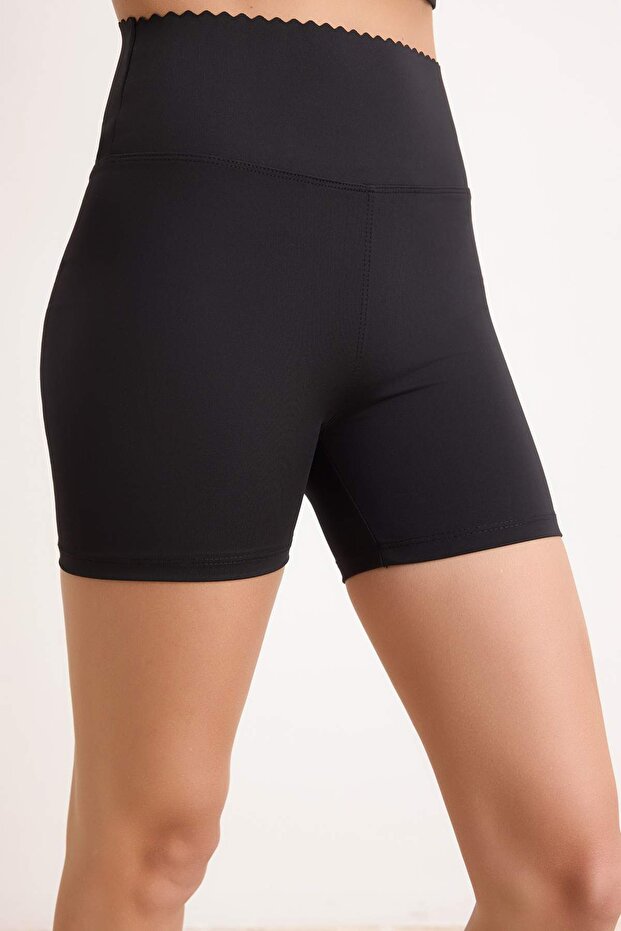 Siyah Dalgıç/Scuba Şort/Kısa Spor Tayt THMSS26TY00003 - 5