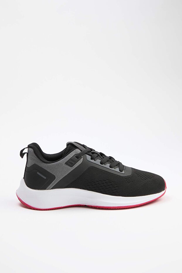 Siyah Aktif Spor Hafif Taban Erkek Sneaker TAKSS26SN00010 - 3