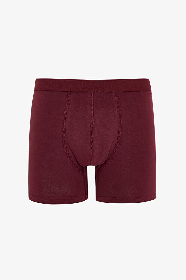 Erkek Pamuklu Basic Çok Renkli 3'lü Boxer - 4