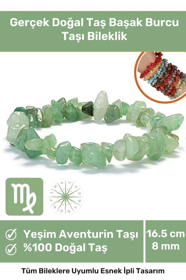 Premium Virgo Natural Stone Bracelet Elevating the Energy Virgo Zodiac Sign Horoscope Unisex Bracelet