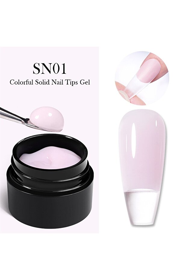 5 gr Solid Nail Tips Jel SN01 - 1