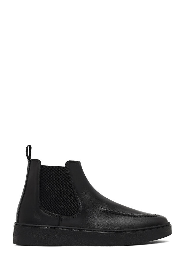 Men's Black Leather Chelsea Boots 25Wfd681418