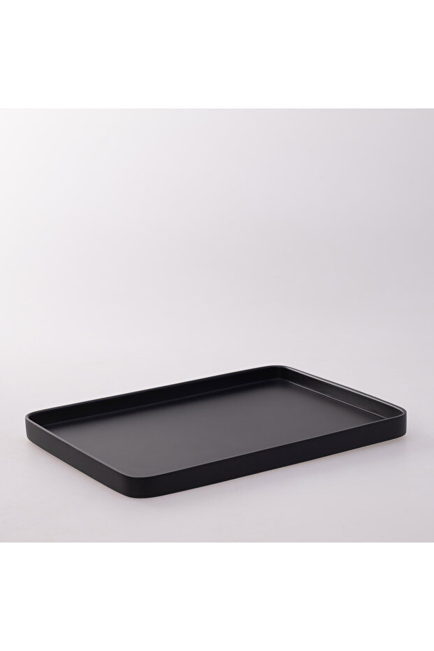 صينية فيكتوريا مستطيلة كبيرة باللون الأسود - 2