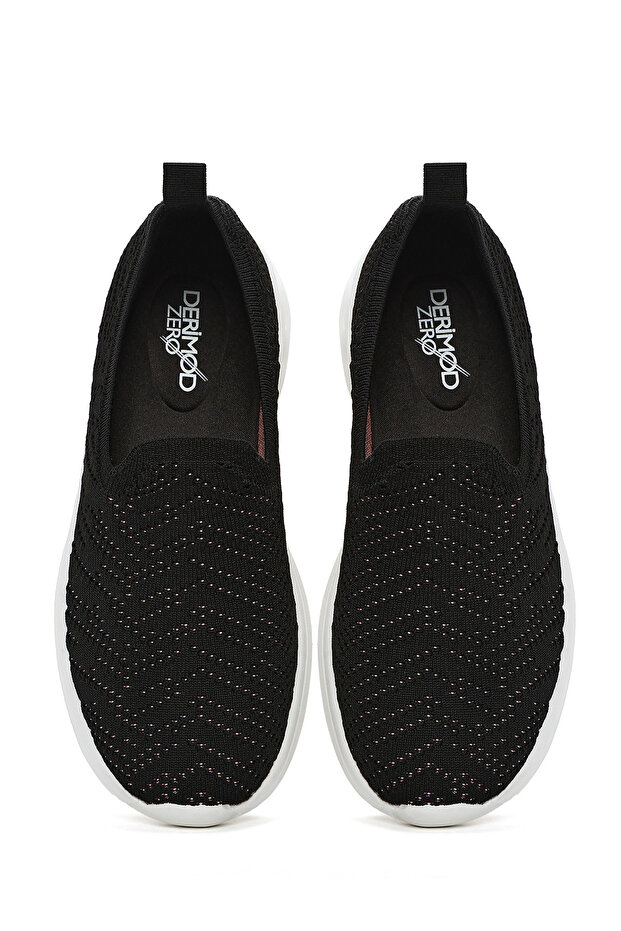 Zero Kadın Siyah Kalın Tabanlı Sneaker 25SFE49546F - 6