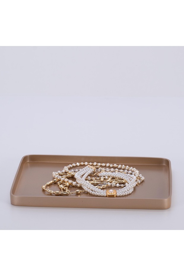 صينية فيكتوريا مستطيلة كبيرة من فرو المنك - 3