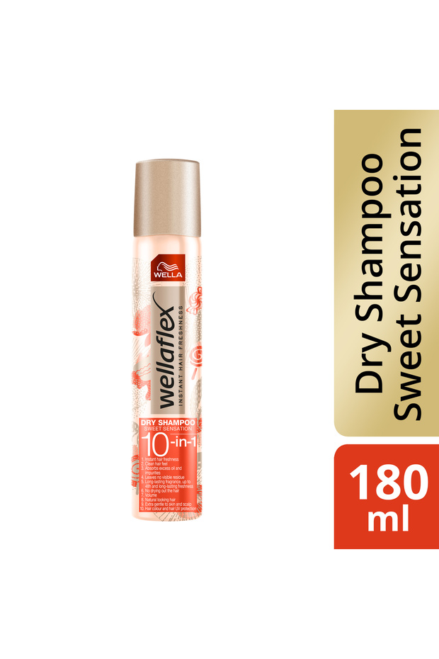 Dry Shampoo – Volumizing, Oil Absorption, UV & Color Protection - Sweet Sensation, 180ml