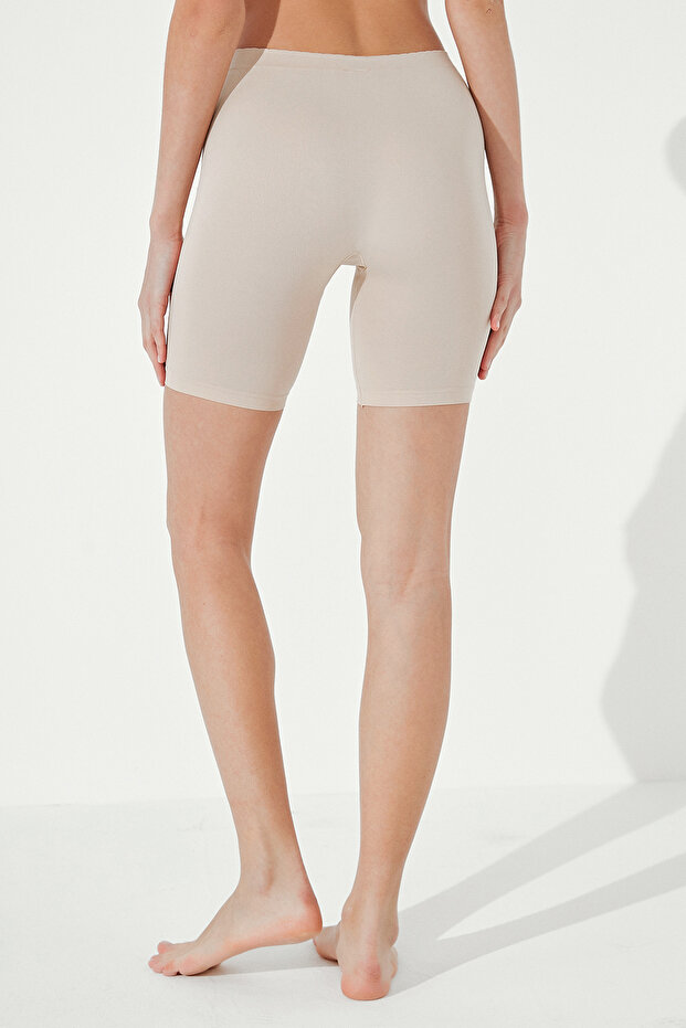 Nu Basic Ten Rengi Kısa Tayt - 3