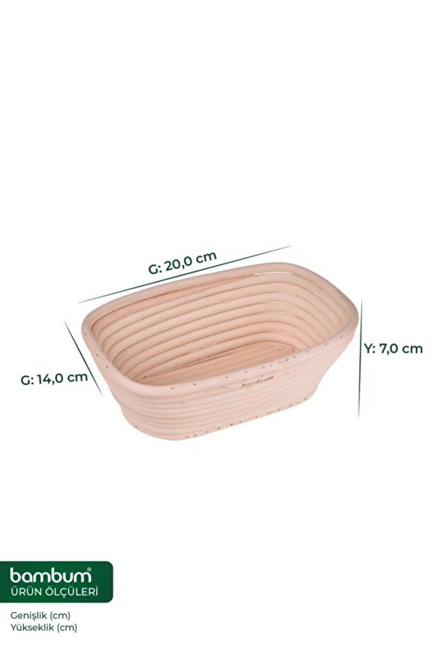 بودر - سلة خبز مستطيلة 20 سم - 3